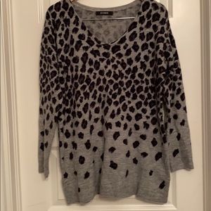 Evans animal print sweater size 12 or L